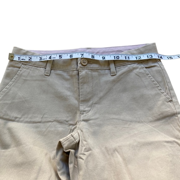 GAP Girl’s Khaki Lived-In Uniform Pants Size: 7 PLUS - Picture 7 of 9